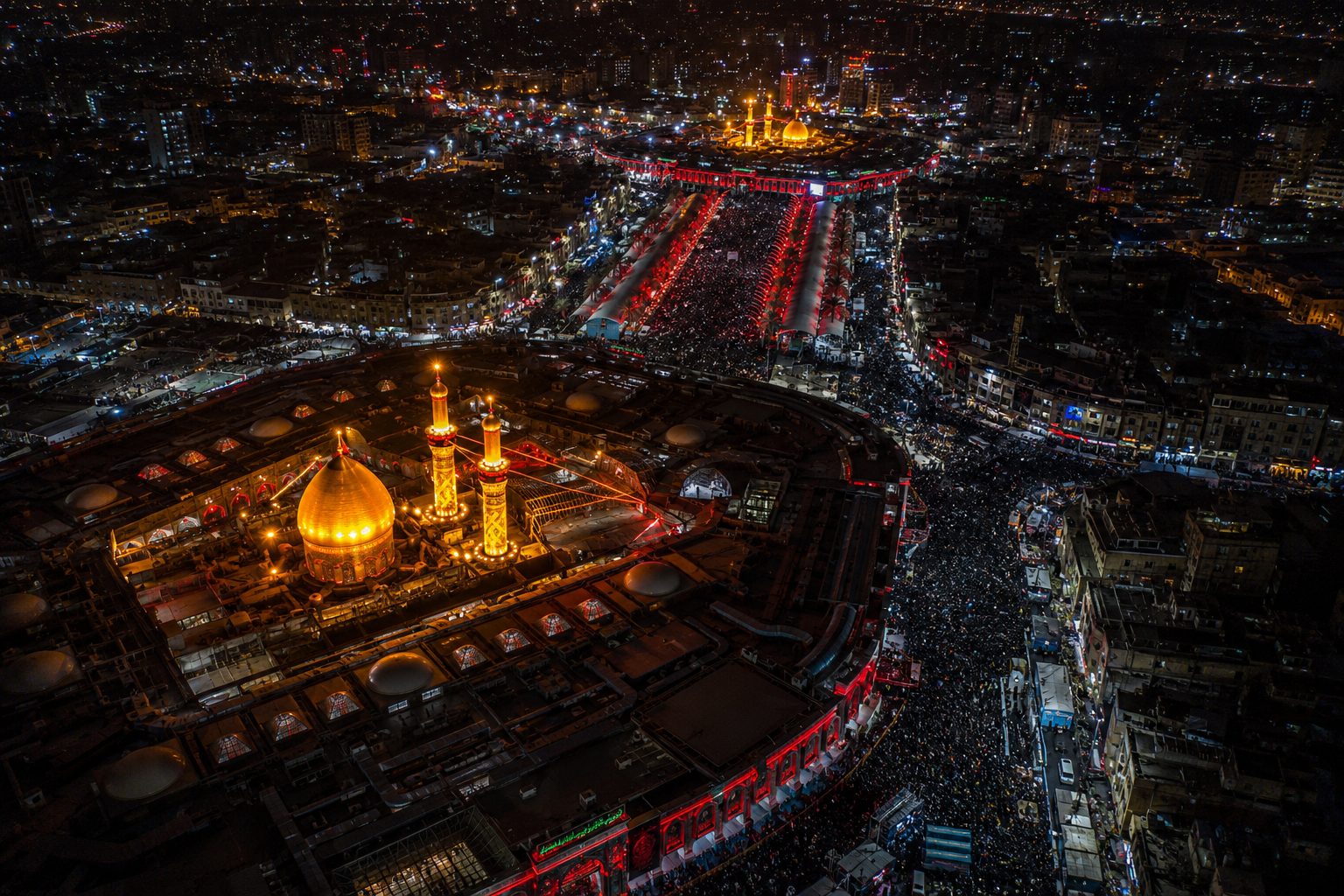 حرم امام حسین و بین الحرمین در کربلا