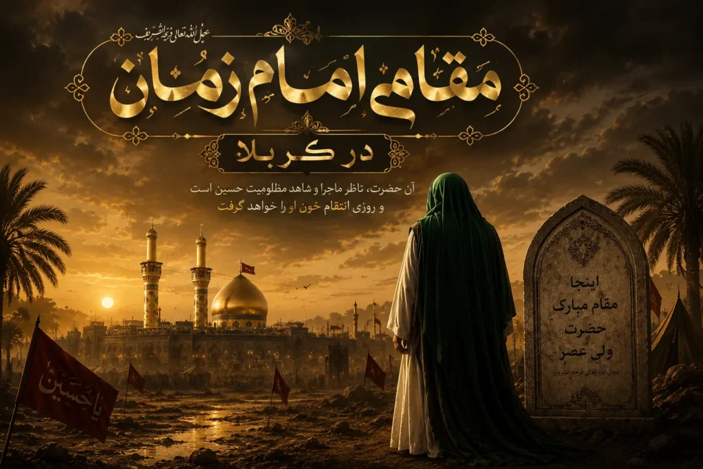مقام امام زمان در کربلا روی نقشه + مسیر دسترسی از حرم