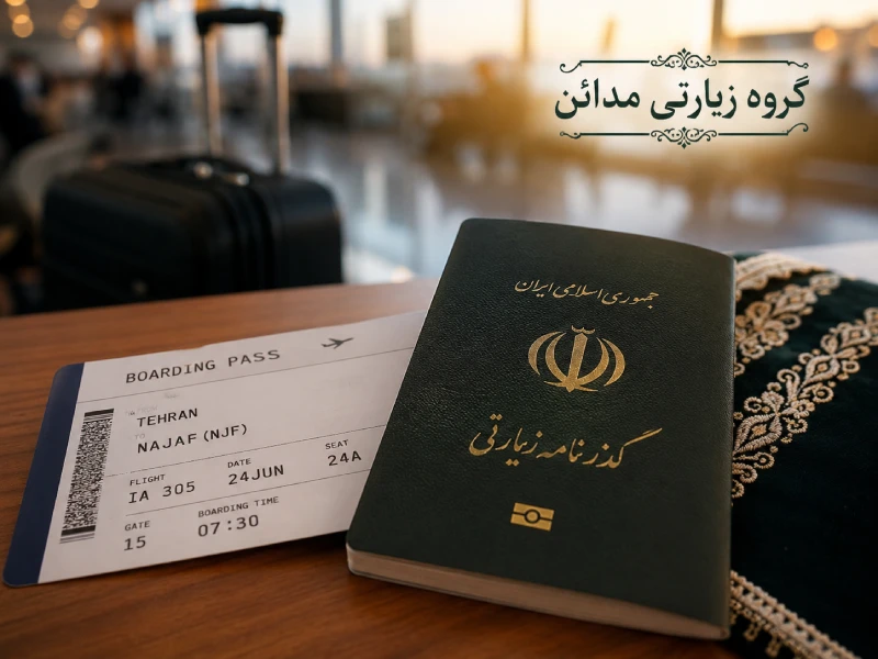 استفاده از گذرنامه زیارتی در سفر هوایی کربلا